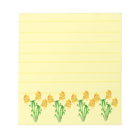 Bloc-note Jonquilles (Devant)