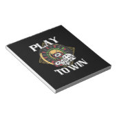 Bloc-note Jouer au poker pour gagner (Incliné)