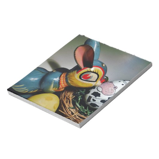Bloc-note Jouet lapin et oeuf de vache (Tourné)
