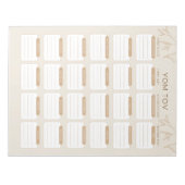 Bloc-note Joueur de repas Yom Tov de maman juive occupé (Devant)