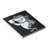 Bloc-note Joueur de requin - Dons de requin amusants (Incliné)