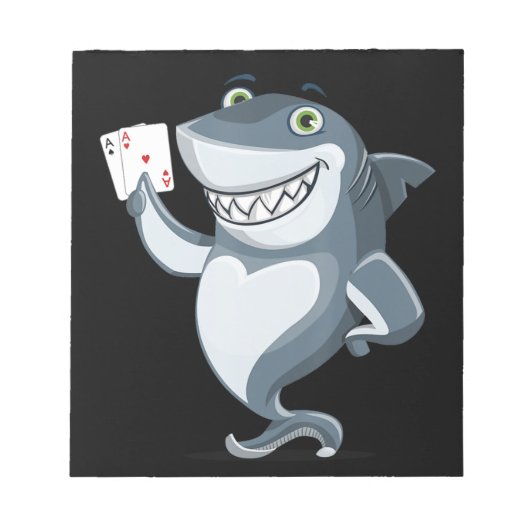 Bloc-note Joueur de requin - Dons de requin amusants (Devant)