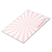 Bloc-note Joueur Kawaii White Kitten personnalisé (Incliné)