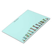 Bloc-note Joueurs de jeu Couleur arc-en-ciel Pièces d'échecs (Incliné)