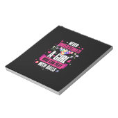 Bloc-note Joueuse de billard Cette fille peut jouer billard  (Tourné)