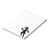 Bloc-note Joueuse de tennis - Symbole de tennis (Tourné)