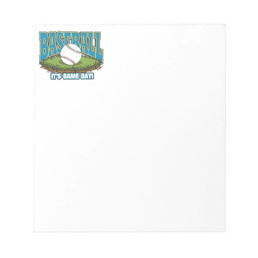 Bloc-note Jour du baseball (Devant)