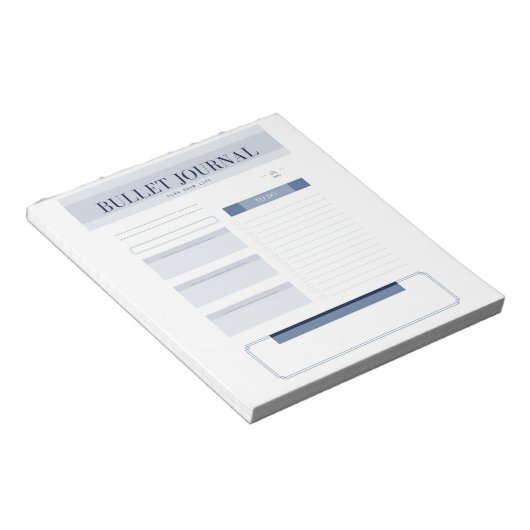 BLOC-NOTE JOURNAL 1 BULLET (Incliné)