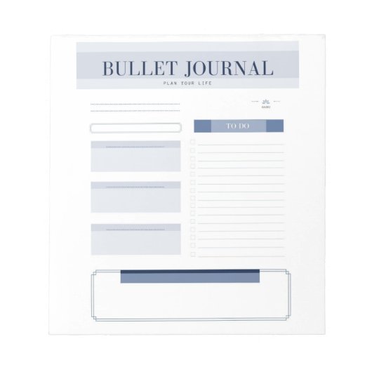 BLOC-NOTE JOURNAL 1 BULLET (Devant)