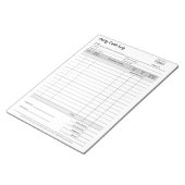 Bloc-note Journal de caisse des petites entreprises | Grand  (Incliné)