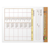 Bloc-note Journal de croissance de chien (Devant)