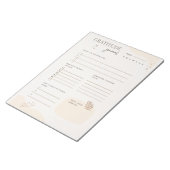 Bloc-note Journal de gratitude beige Cadeau de bien-être Ple (Incliné)