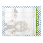 Bloc-note Journal de la pression artérielle de Gnome du méde (Devant)