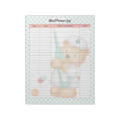 Bloc-note Journal de la pression artérielle de l'ours de l'i (Tourné)