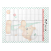 Bloc-note Journal de la pression artérielle de l'ours de l'i (Devant)