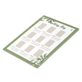 Bloc-note Journal de lecture feuille (Incliné)