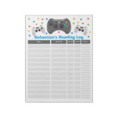 Bloc-note Journal de lecture vidéo personnalisée Journal d'a (Tourné)