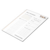 Bloc-note Journal de l'utilisateur de chiens pour animaux de (Incliné)