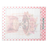 Bloc-note Journal de pression sanguine du crâne de sucre mou (Devant)