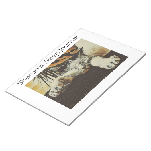 Bloc-note Journal de veille personnalisé (Incliné)