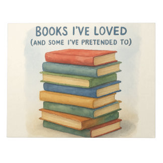 Bloc-note Journal des amoureux de livres et liste de lecture