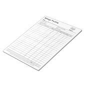 Bloc-note Journal des BA Miles | Suivi des véhicules d'entre (Incliné)