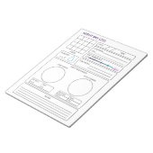 Bloc-note Journal du ciel nocturne (Incliné)