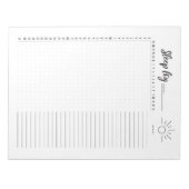 Bloc-note Journal journal de veille, suivi de veille (Devant)