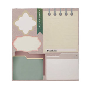 Bloc-note Journal Journal Livre personnel rose