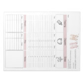 Bloc-note Journal quotidien de la mère (Devant)