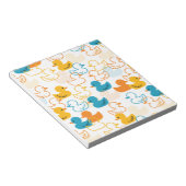 Bloc-note Joyeuse baignade une patte de canards Motif II (Incliné)