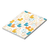 Bloc-note Joyeuse baignade une patte de canards Motif II (Tourné)