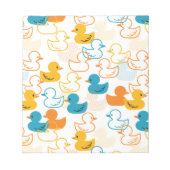 Bloc-note Joyeuse baignade une patte de canards Motif II (Devant)