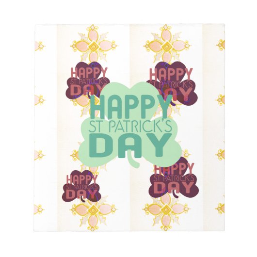 Bloc-note Joyeuse Saint-Patrick Lovely Art Print (Devant)