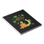 Bloc-note Joyeuse St. Patricks Day - Shamrock irlandais chan (Incliné)