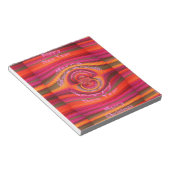 Bloc-note Joyeuses couleurs Joyeux Noël Bonne année design (Incliné)