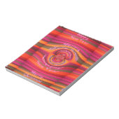 Bloc-note Joyeuses couleurs Joyeux Noël Bonne année design (Tourné)