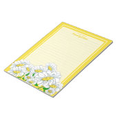 Bloc-note Joyeuses marguerites Jaune-Jaune (Incliné)