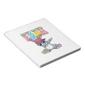 Bloc-note Joyeuses Pâques Bruh Lapin Dab Lapin Danse Garçons (Incliné)