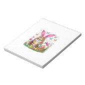 Bloc-note Joyeuses Pâques Mignon Lapin Maine Coon Chat Œufs  (Tourné)