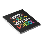 Bloc-note Joyeux 100e jour d'école enseignant élève (Incliné)