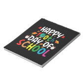 Bloc-note Joyeux 100e jour d'école enseignant élève (Tourné)