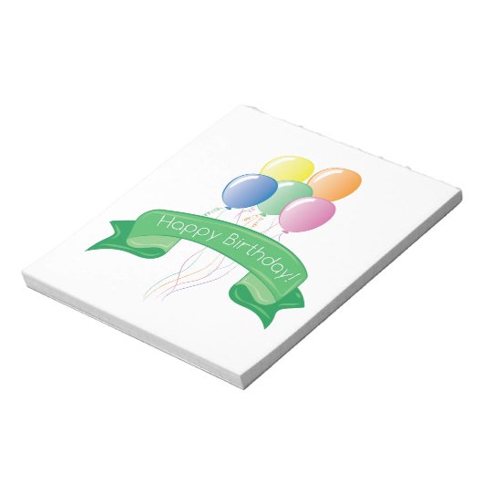 Bloc-note Joyeux anniversaire (Tourné)