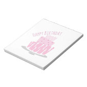 Bloc-note Joyeux anniversaire (Tourné)