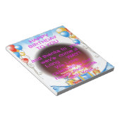 Bloc-note Joyeux anniversaire à vous Art Imprimer (Incliné)