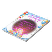 Bloc-note Joyeux anniversaire à vous Art Imprimer (Tourné)