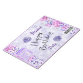 Bloc-note Joyeux anniversaire Chip Bag Wrappers Fête Faveurs (Incliné)