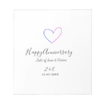 Joyeux anniversaire rose cœur bleu nom date simple
