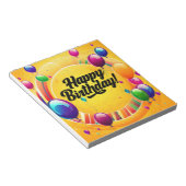 Bloc-note Joyeux Anniversaire Vibrant (Incliné)