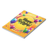 Bloc-note Joyeux Anniversaire Vibrant (Tourné)